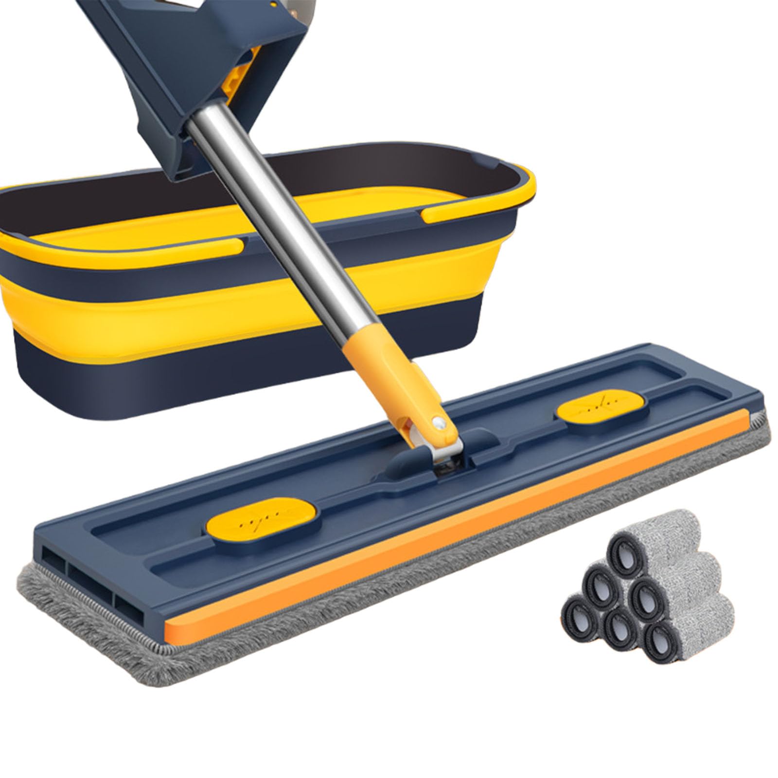 Balai de sol rotatif pour plancher bois dur et grand balai