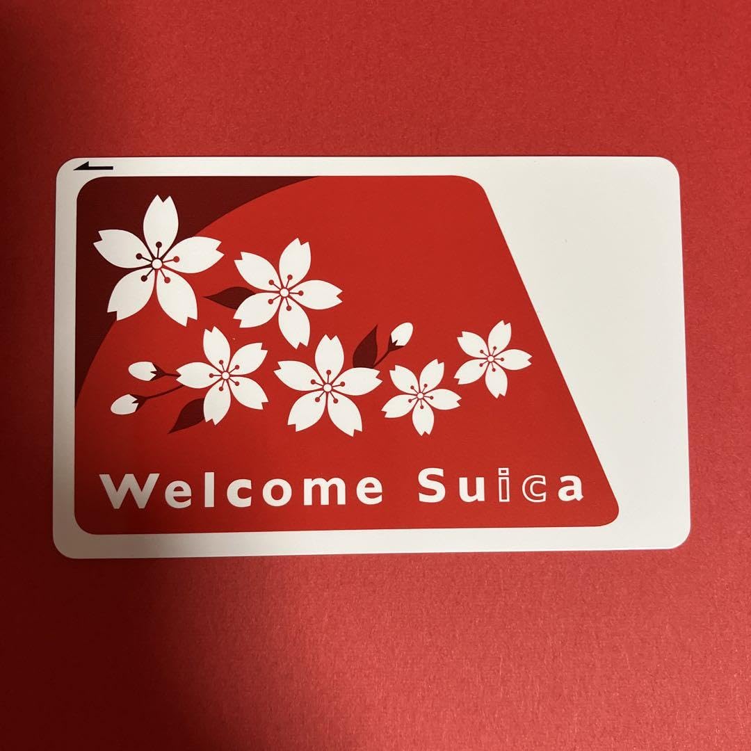 Welcome Suicaカード 桜デザイン 限定品】羽田空港で買える桜柄の訪日外国人向け「Welcome Suica」 購入