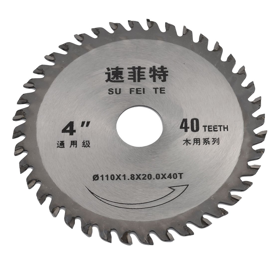 Uxcell Silver Sourcing Map 110Mm X 20Mm 40T Circular Carbide Slitting Saw Cutter