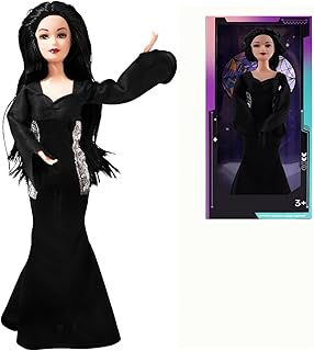 11.5 inch Black Doll, Mother Doll Black Long Skirt, Black Hair, Christmas Birthday Gift for Girls Kids or Fans - Buy now
