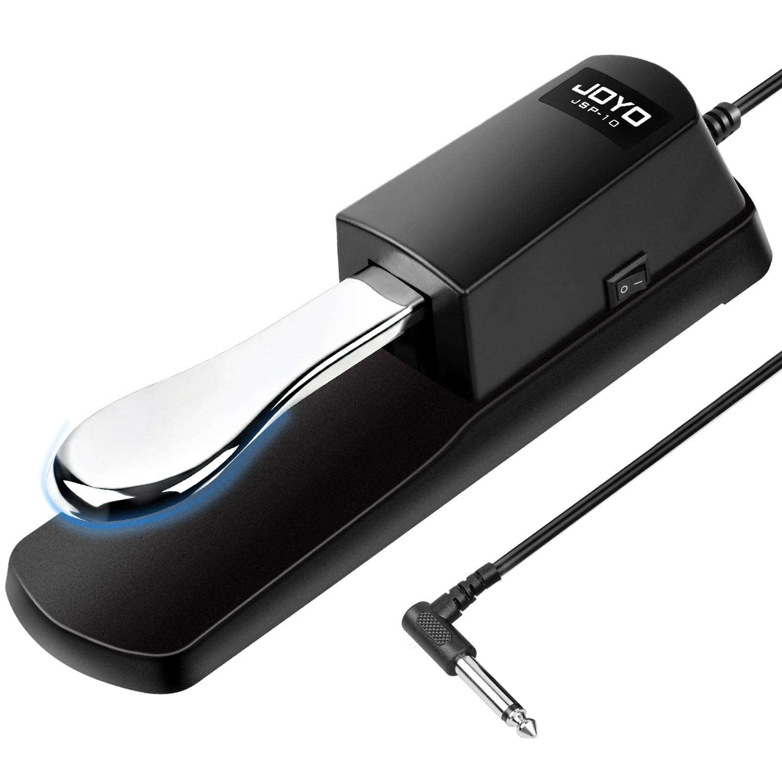 JOYO Sustain Pedal for Keyboard Piano Universal Metal Foot Controller with Polarity Switch 5ft Cable for Digital electric Piano MIDI Synthesizer (SP-10) : Musical Instruments
