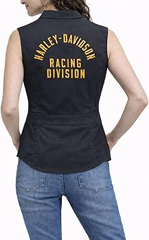 USA製 Harley-Davidson sleeveless Harley-Davidson® Men's Eagle Piston Crew-Neck Sleeveless Cotton