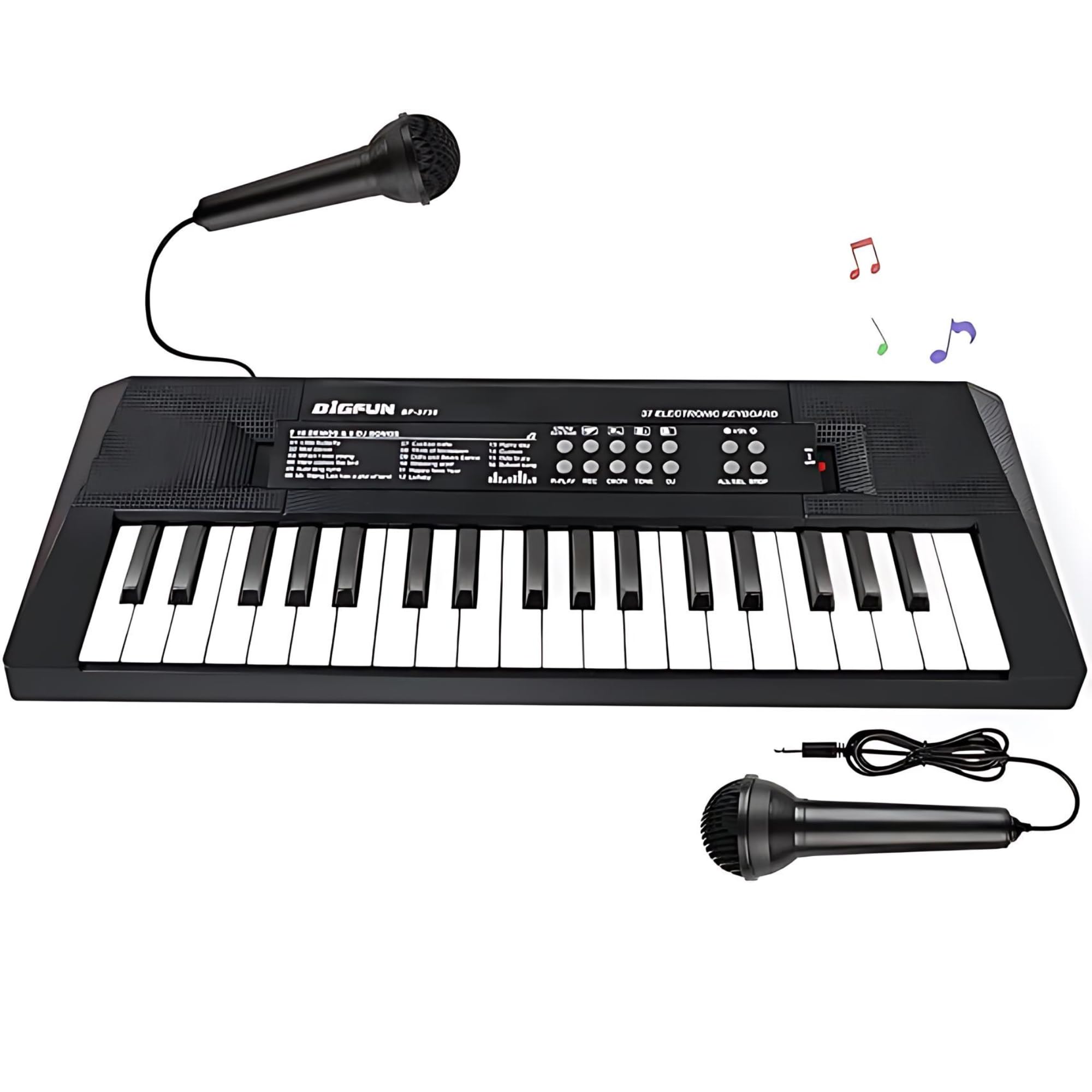 Mashes Kids Piano with Mic 37 Keys 8 Rhythms 8 Tones 6 Demos Portable Electronic Keyboard Toy Beginners Educational Songs Recording Musical Toys Age 3 4 5 6 7 8 9 10 11 12 13 Years Boys Girls (B0D63JD5JT) Amazon Price History, Amazon Price Tracker