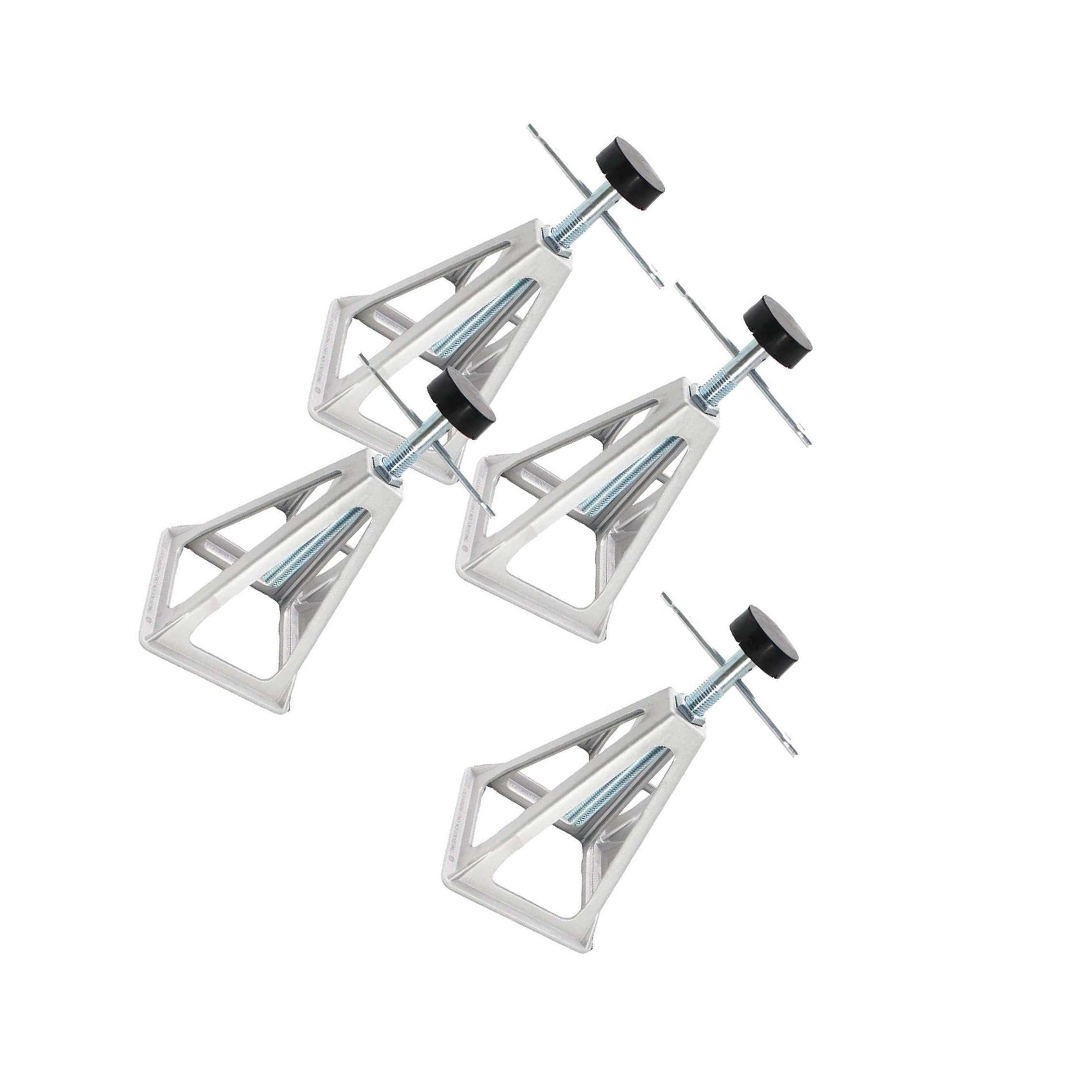 Supporti per roulotte Funzionali, Supporti Regolabili in Altezza, Strumento stabilizzatore in Alluminio per roulotte, Traino e attività all'aperto, Supporto stabilizzatore, Accessori Lega