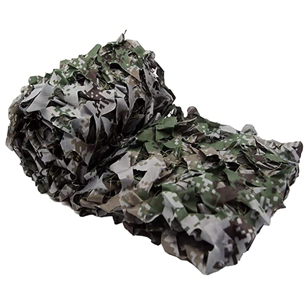 Oudini Wd Woodland Camouflanetting, Bulk Roll Camo Netting, Army Camo Net For Camping Military Hunting Shooting Sunscreen/Wd/1.5 * 4M/5 * 13Ft