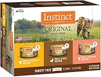 Vista 17 de Instinct Original Paté - Alimento húmedo para gatos, receta sin granos, pato real, 3 onzas (paquete de 24)