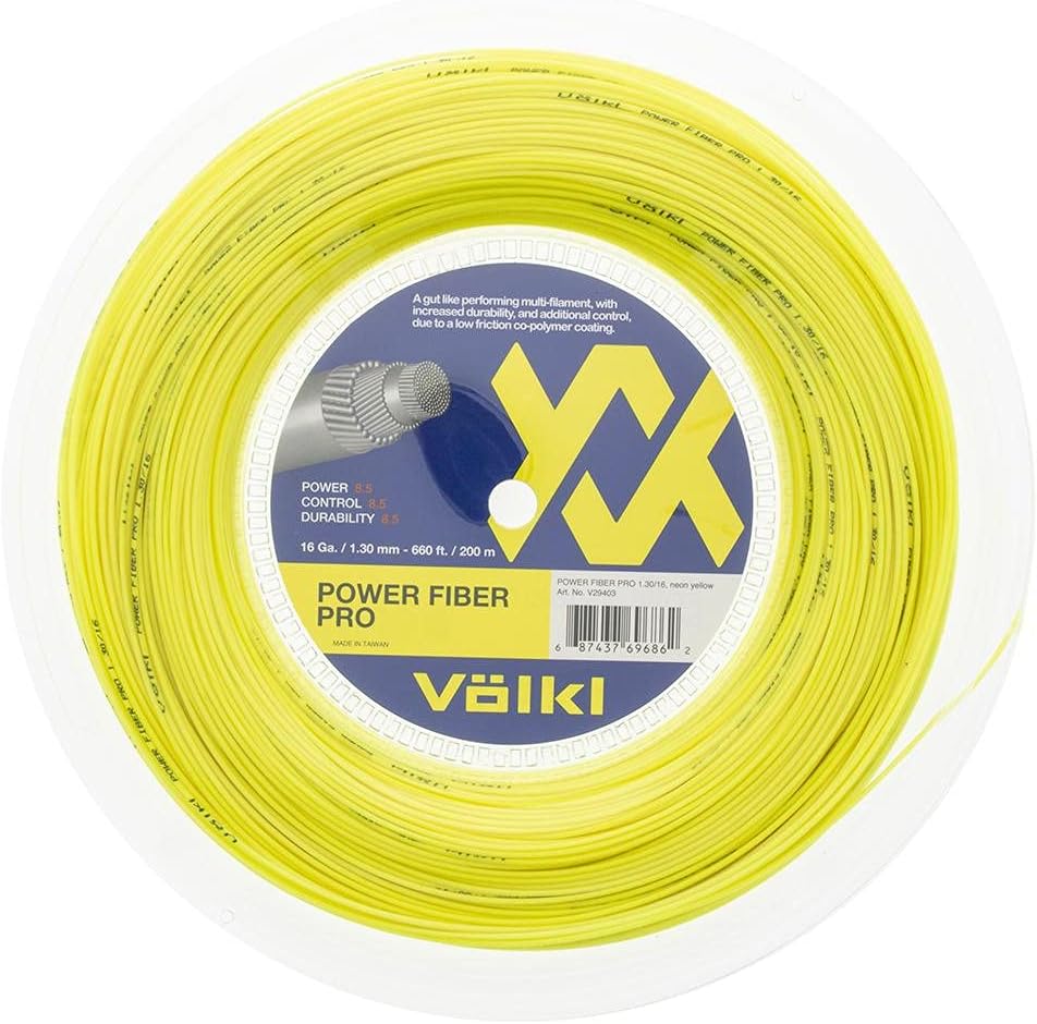 Volkl Power Fiber Pro | Tennis Racquet String | Durability | Feel & Control | Multifilament String