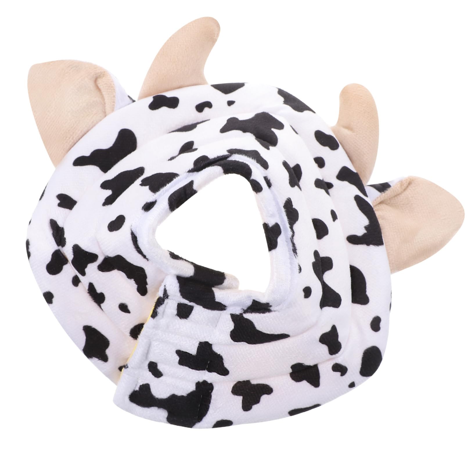 Milisten 3piezas Collar De Inflable para Mascotas Cono Protectivo para Perros y Gatos Diseño De Vaca Lavable y para y Cuidado