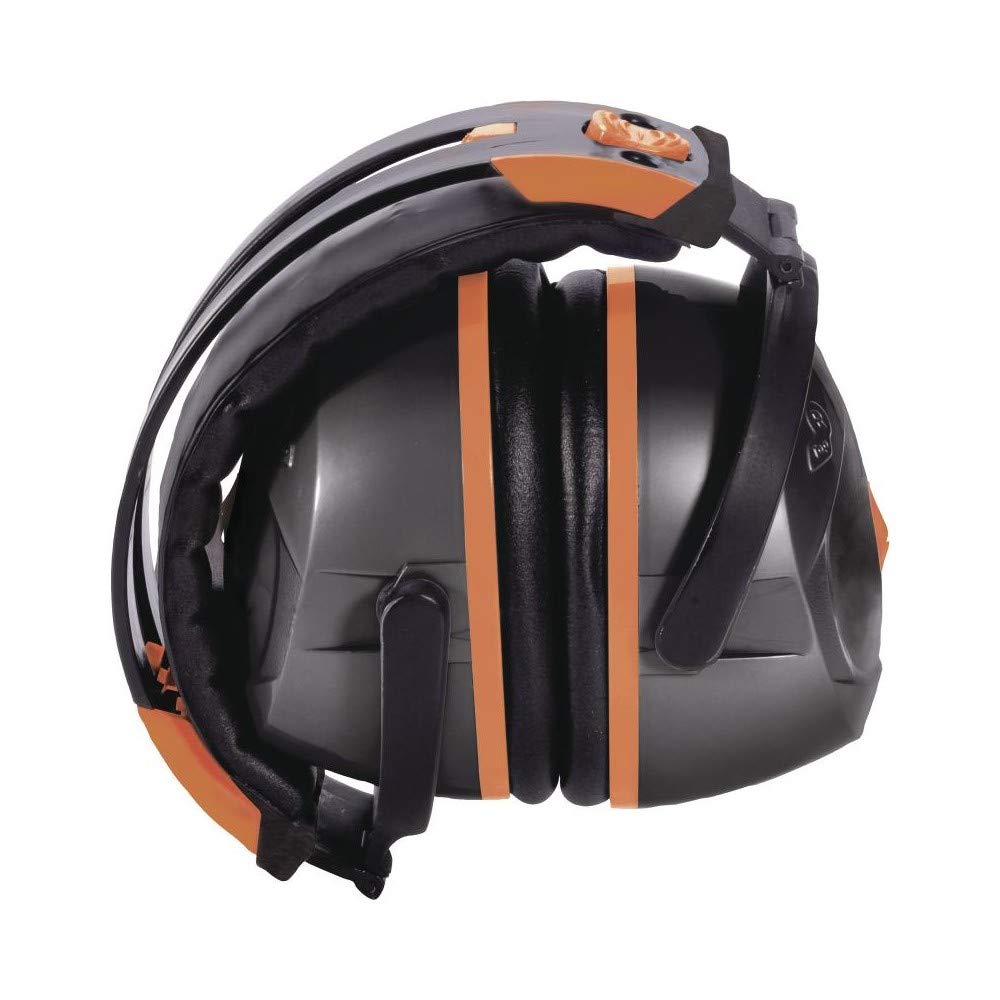 DELTA PLUS Deltaplus Interlagosfo SNR - Almohadillas acolchadas plegables de ABS de 30 dB con 2 arcos ajustables cómodos, color negro