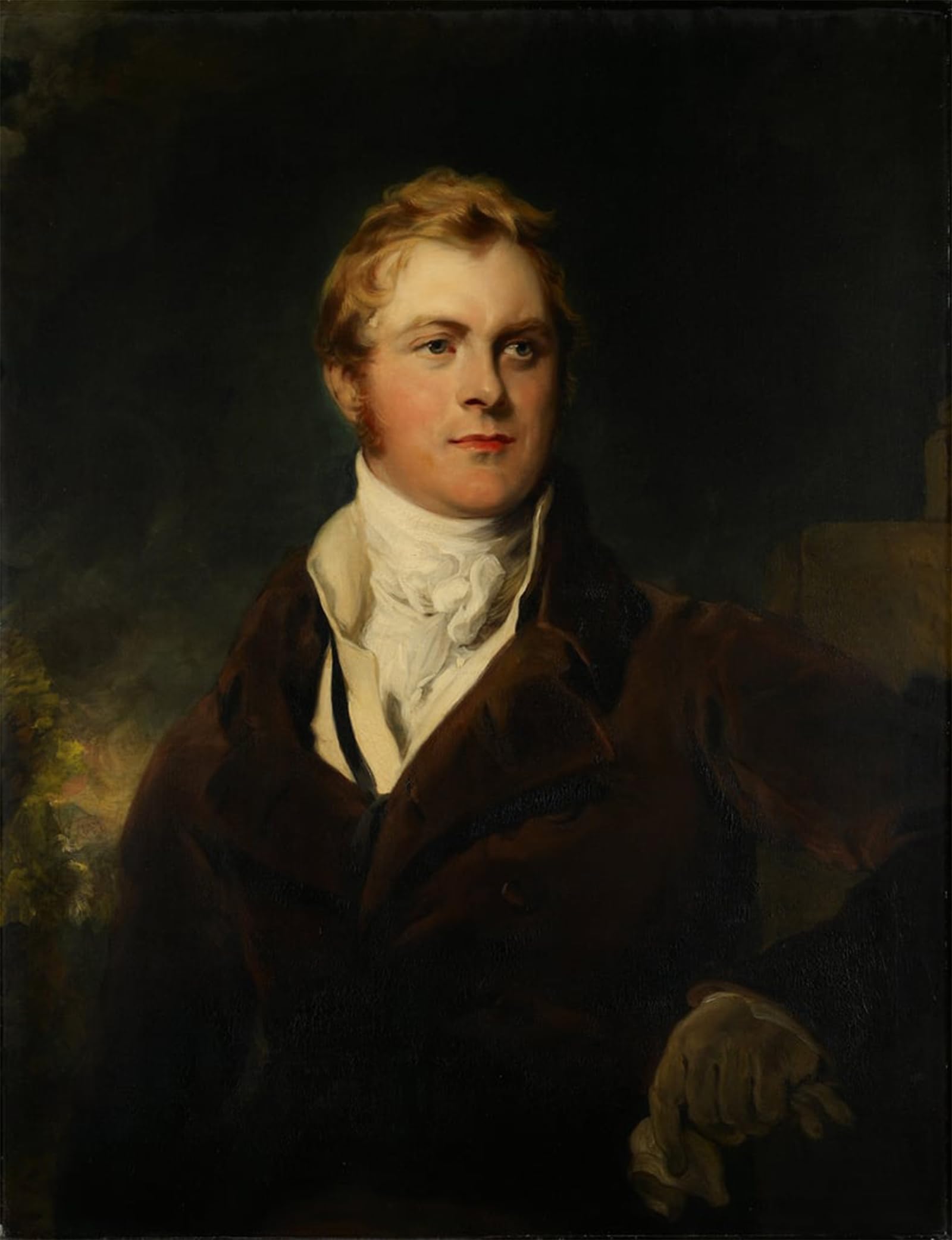 Artxlxxbn No Frame Famous Painting Canvas Artwork Graffiti Print Portrait Of Frederick Robinson First Earl Of Ripon By Lawrence Portrait Canvas Image For Home Decor 60X90cm