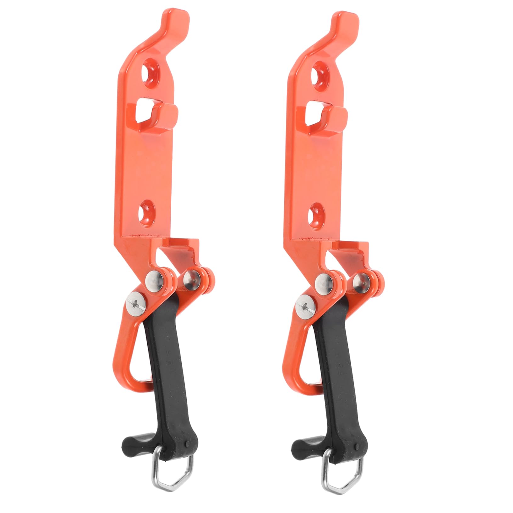 KONTONTY 2pcs Shovel Holder Clamps for Roof Rack Shovel Mounting Kit Lightweight Metal for Trucks Trailers and Work Vehicles
