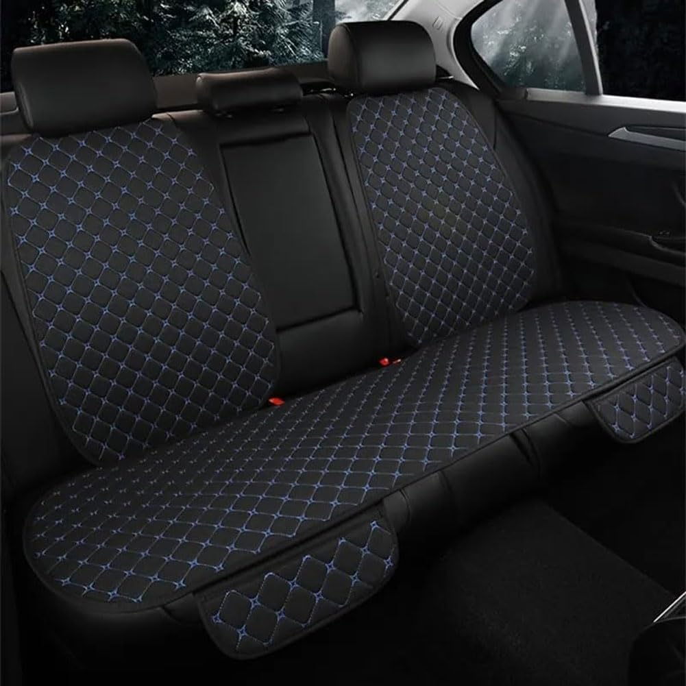 per BMW X2 2018-2023 Coprisedili Auto Set Completo Anteriore e Posteriore in Lino Copri sedili Coprisedile Traspirante Accessori,C/Black~Blue