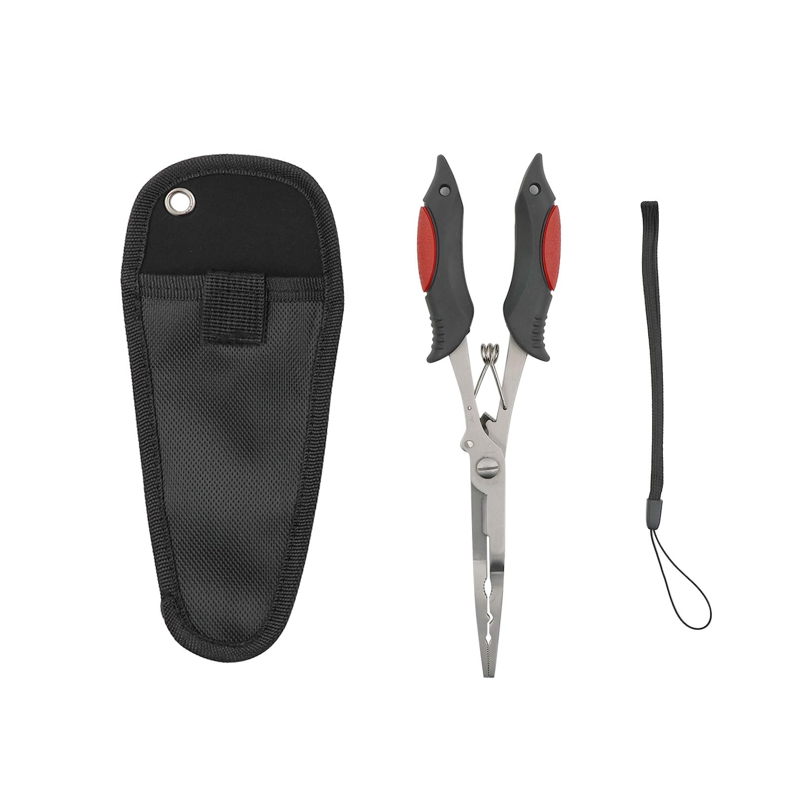 Crozgan Stainless Steel Long Nose Fishing Pliers with Scissors