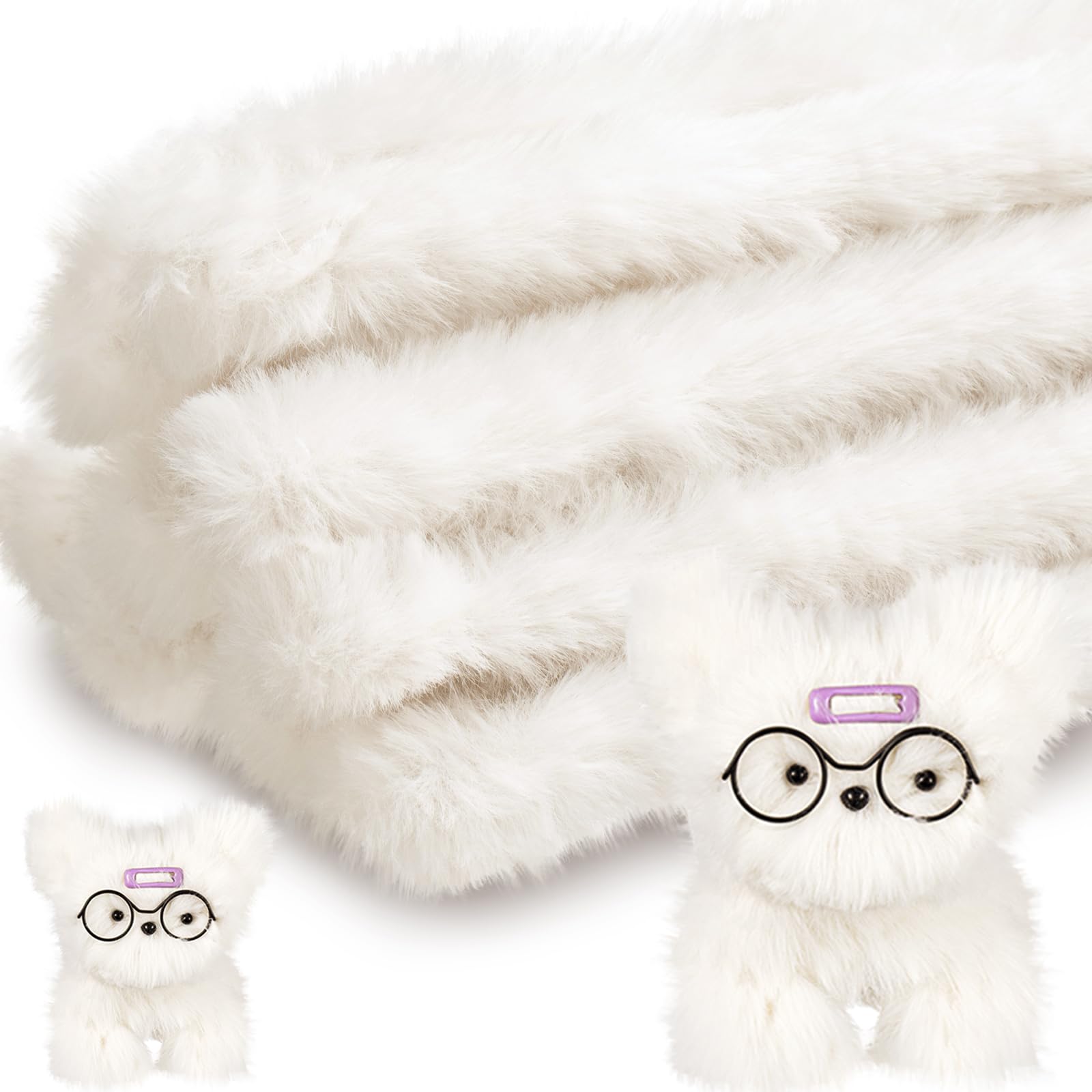 Amazon.com: VitalCozy 10 Pcs 39.37 Inch Extra Thick Fuzzy Pipe