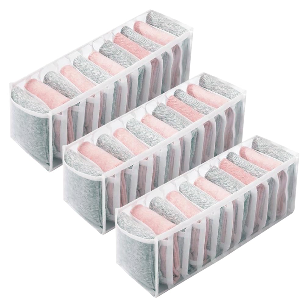 最終値下げ!!3点 ストレージ ボックス ソックス メッシュ 仕分け