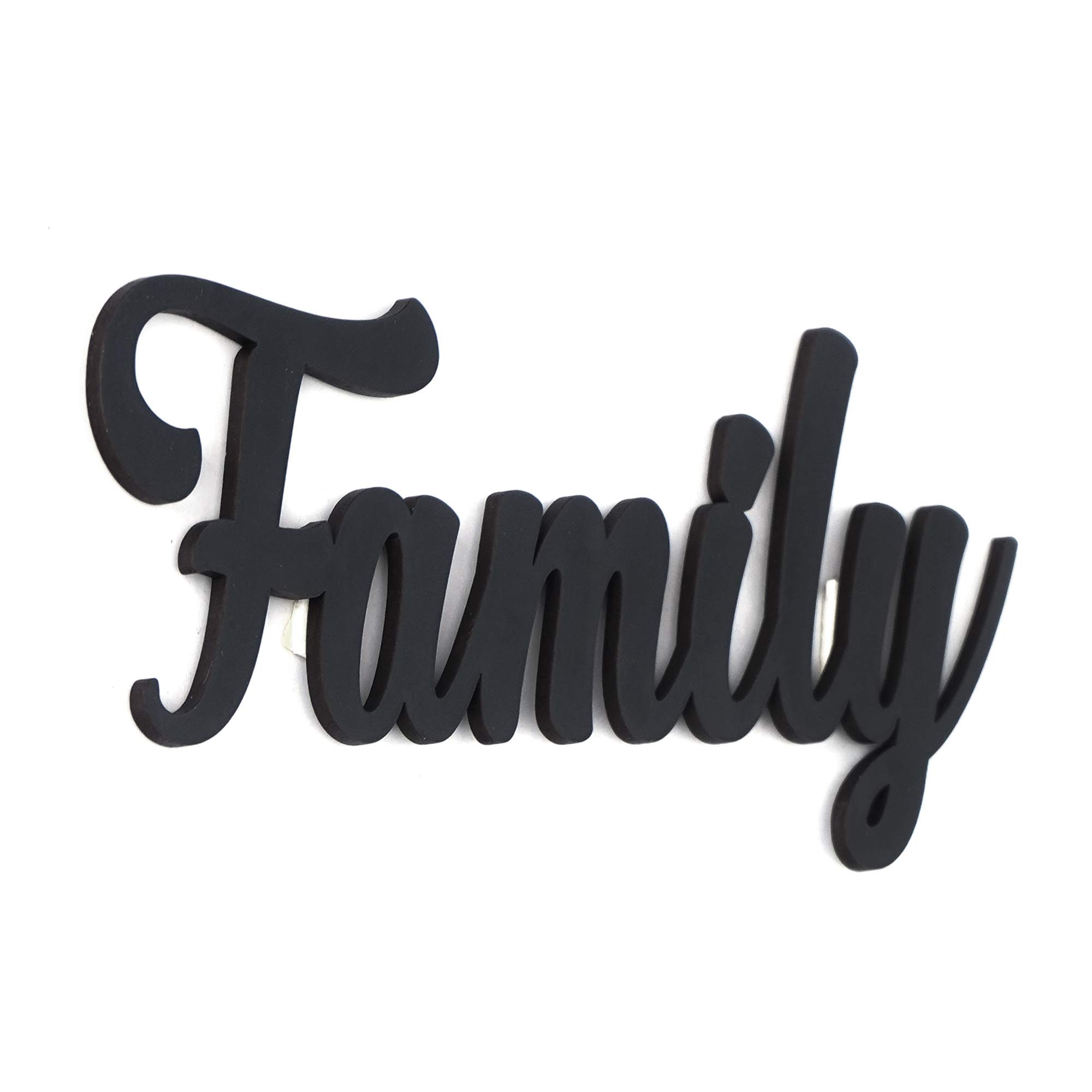 Webelkart Designer Family MDF Cutout Ready to Hang Home Décor Wall Art - 4.50" x 11" 1