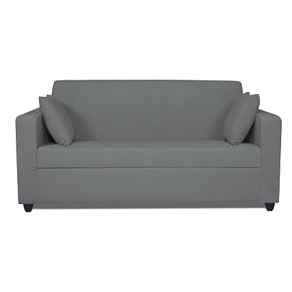Adorn India Rio Decent 2 Seater Sofa (Grey)