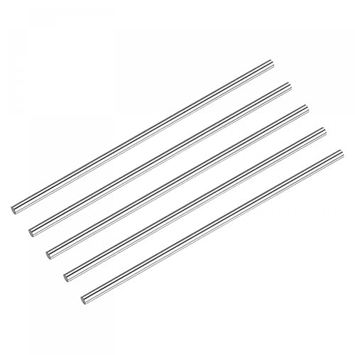 Miniatura 12 de uxcell Varilla de acero redonda, 0.035 in HSS 63-65 HRC Torno Bar Herramienta de 2.362 in de largo para eje de engranaje de taladro, tornos