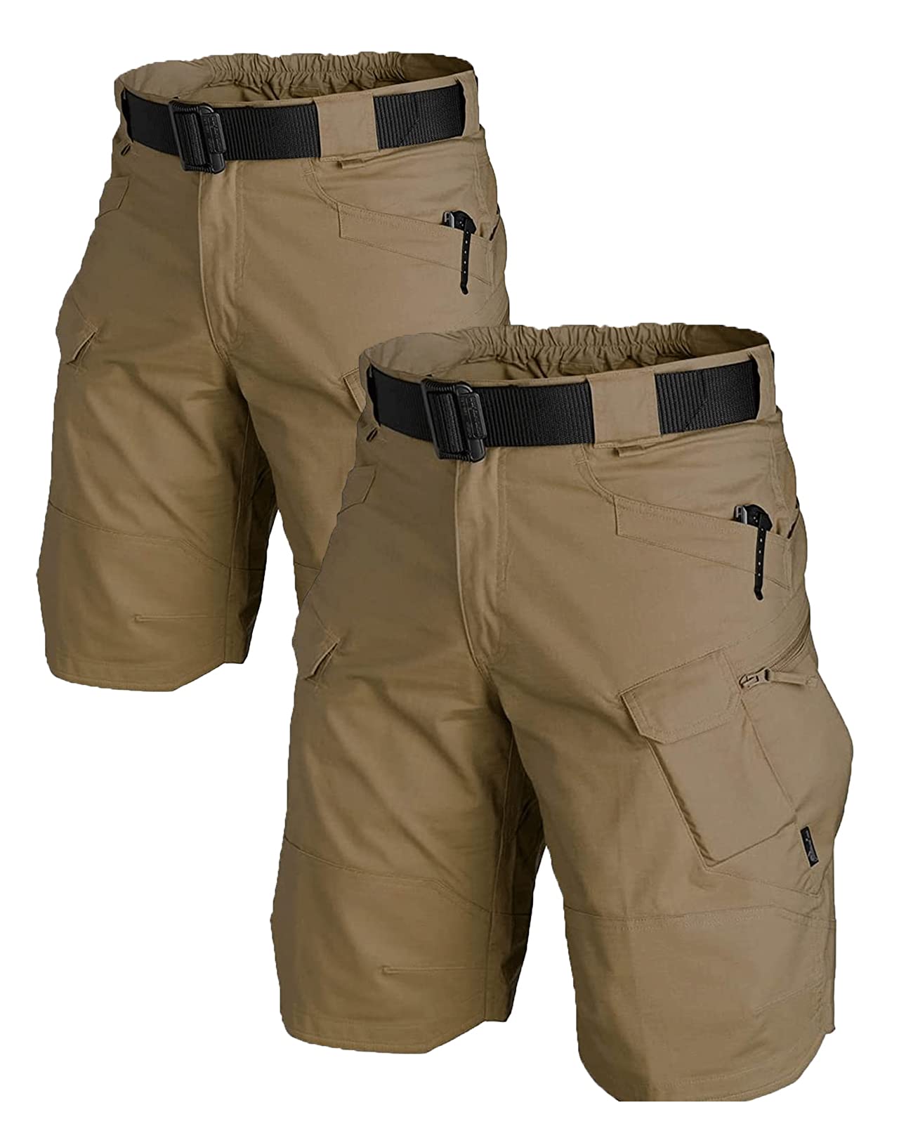 AUTIWITUA Waterproof Tactical Men's Shorts, Outdoor, Lightweight, Quick Dry, Breathable, Hiking, Fishing, Cargo Shorts, XL