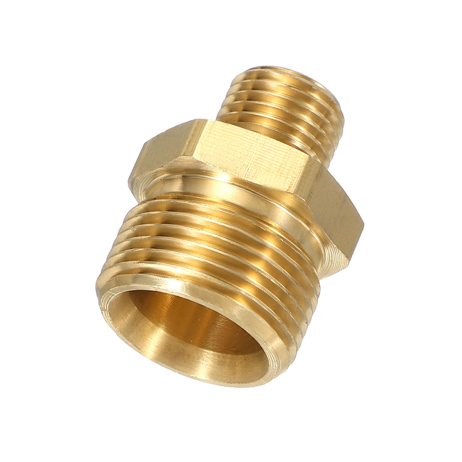 sourcing map Pressure Washer Hose Connector M22 Male to G1/4 Male