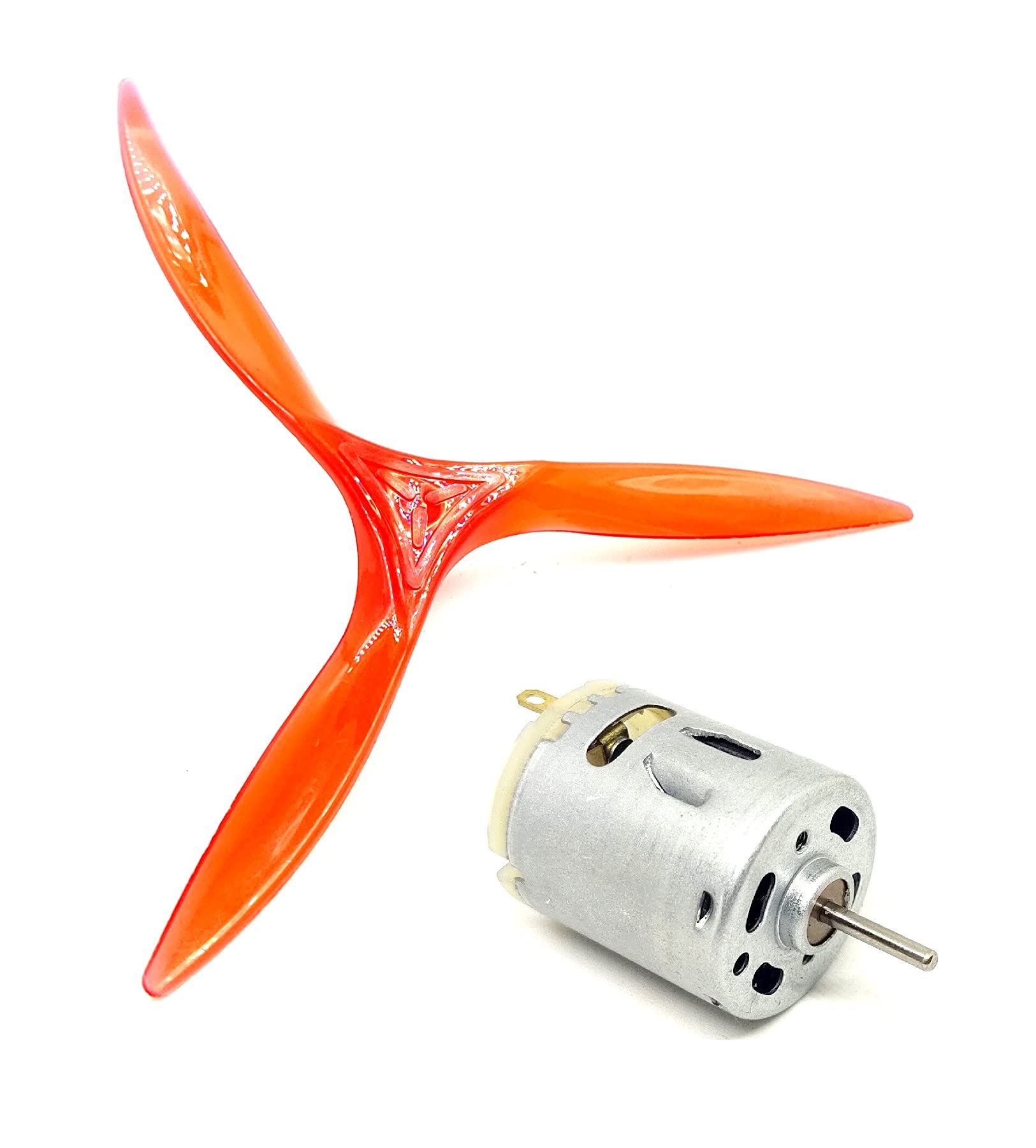 INVENTO 1Pcs 6V - 12V Toy Hobby DC Motor 27x33mm + 5 inch 3 Blade Fan Propeller Prop Shaft DC Motor Hobby DIY Science Projects (B0981VFNHN) Amazon Price History, Amazon Price Tracker