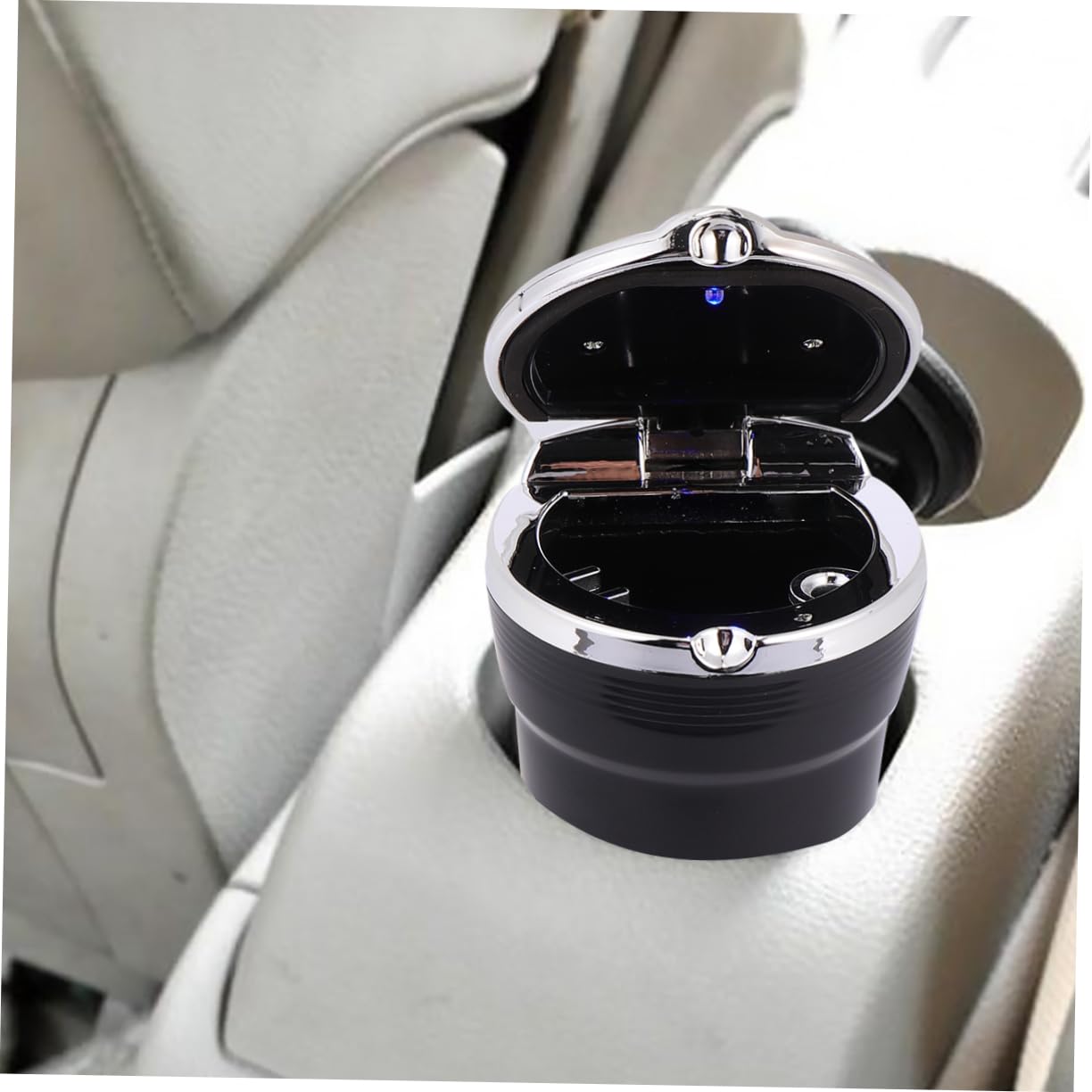 JilgTeok Clearance Crystal Diamond Car Ashtray With Lid Smell Proof,Car Ashtray With Lid Led Light Portable Car Cigarette Smokeless Cylinder Cup Holder Mini Trash Can Car
