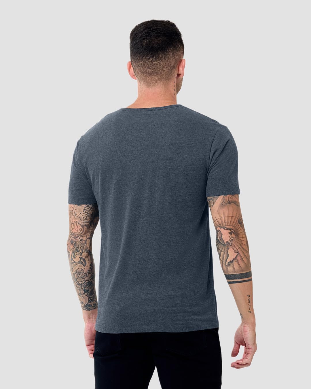 INTO THE AM Henley Shirts for Men - Premium Casual Short Sleeve Fitted Modern Fit T-Shirt S - 4XL