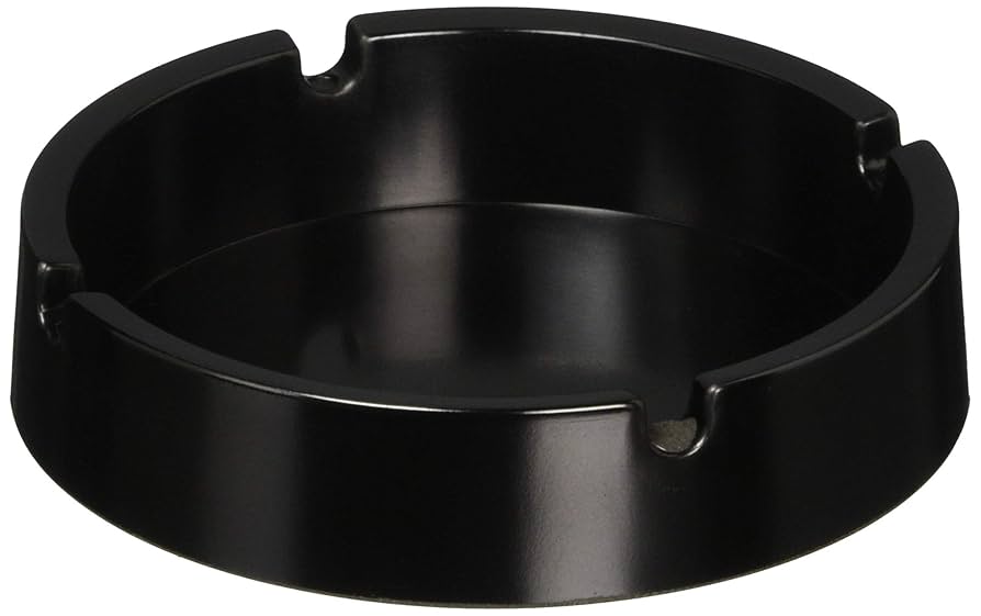 Amazon.co.jp: エコー金属 メラミン灰皿 丸型 黒 0836-010