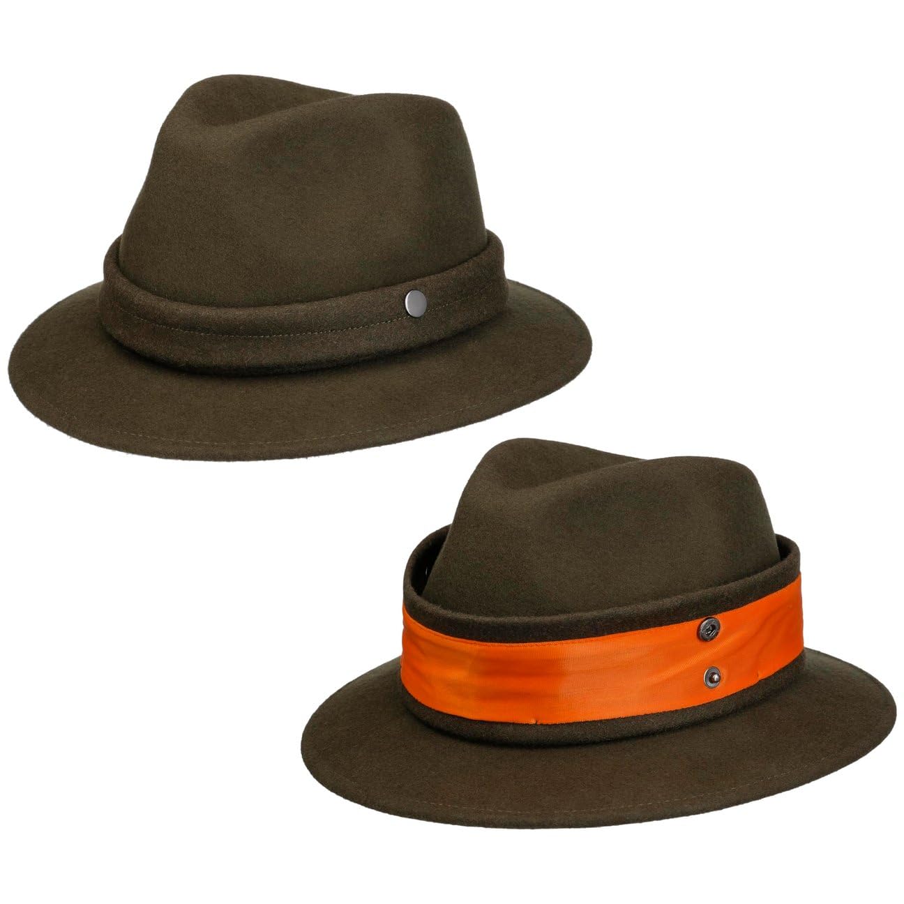 LIERYS Cappello da Caccia in Feltro di Lana Prodotto in Italia Unisex Tutto l Anno