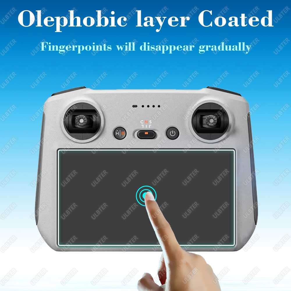 ULBTER Osłona ekranu do DJI Mini 5 Pro/Mini 4 Pro / 3-Pro -DJI RC 2 RC2 RC Monitor Pilot zdalnego sterowania - Zestaw 3 sztuk, ochraniacz twardości 9H Szkło hartowane akcesoria