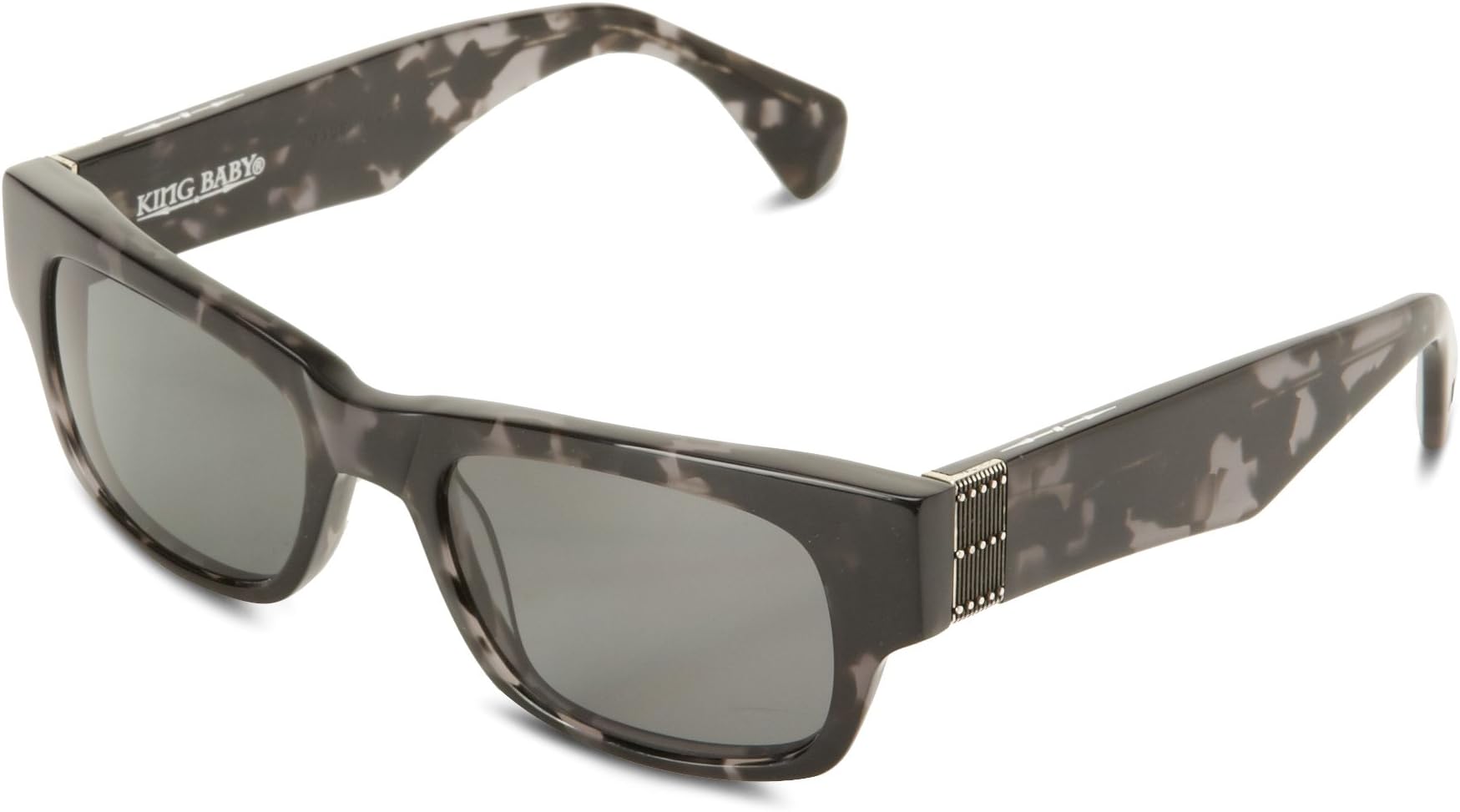 Grey Tortoise Driver Polarized Rectangle Sunglasses