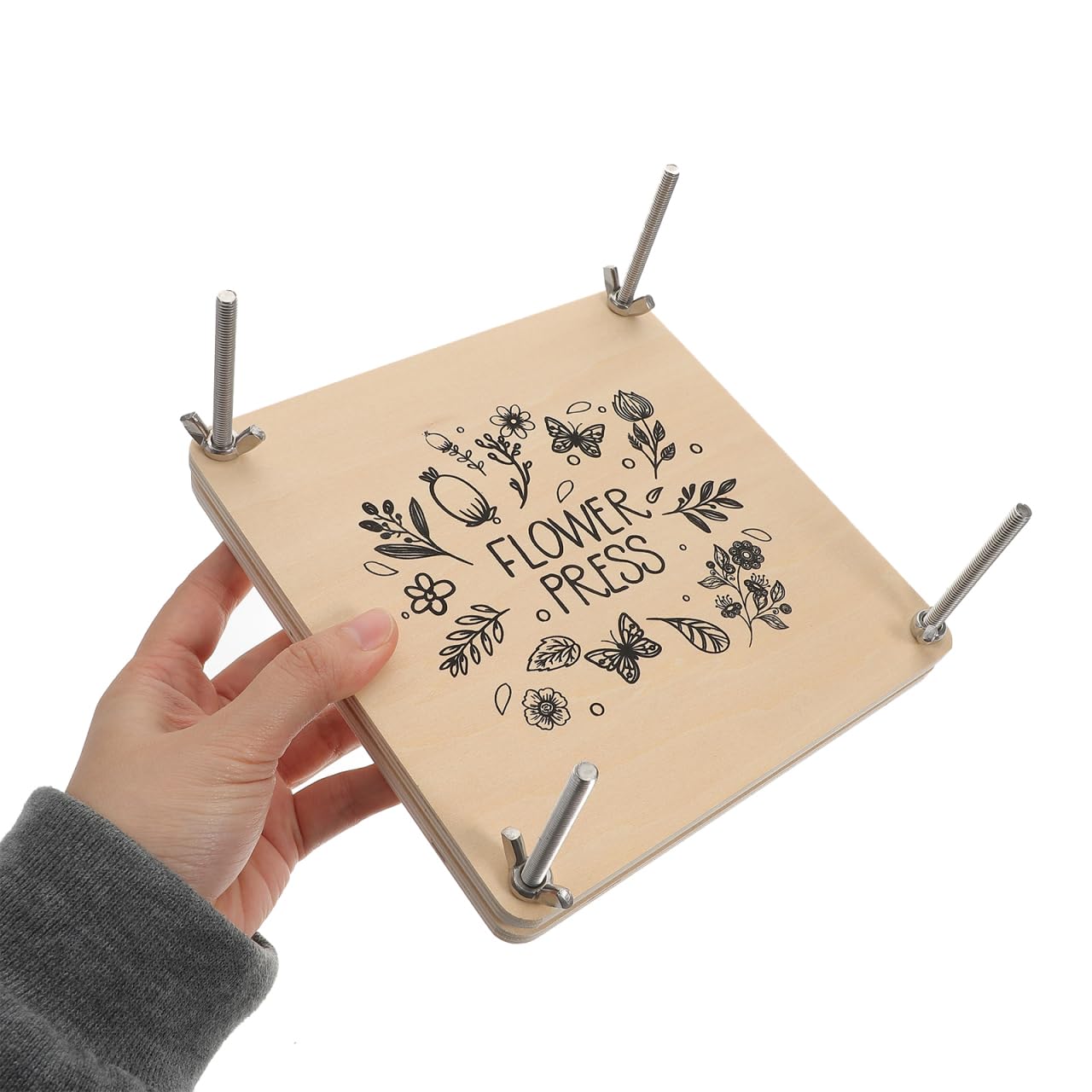 Didiseaon Kit De Prensa De Flores Y Hojas Herramienta Para Prensar Plantas Secado Rápido Para Manualidades Diy Decoración Y Proyectos Creativos