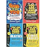 You Are Awesome Series 4 Books Collection Set By Matthew Syed (The You Are Awesome Journal, The Dare to Be You Journal, Maths Made Easy & Times Tables Made Easy)