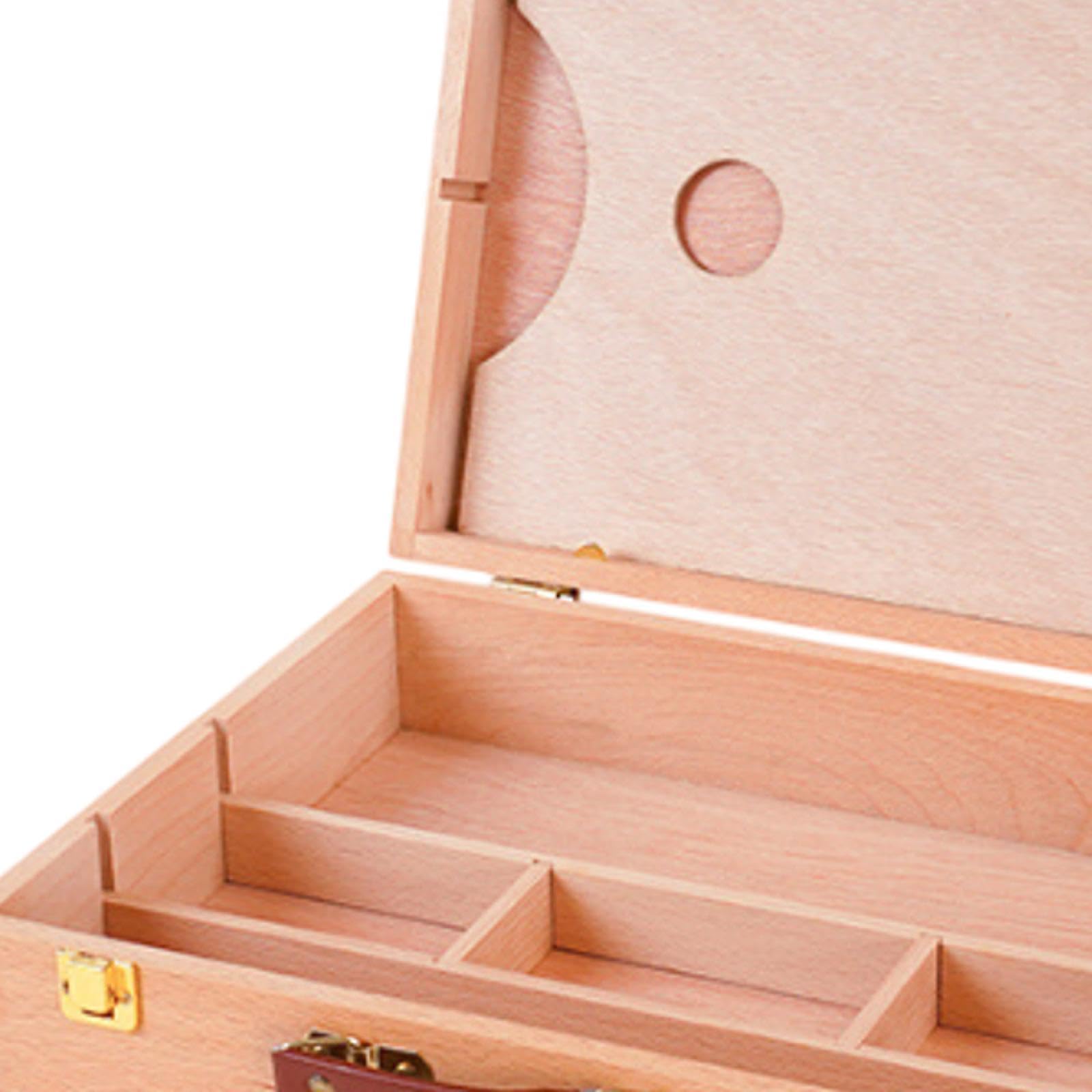 Holzkasten Zur Aufbewahrung von Künstlerbedarf Und Zubehör, M