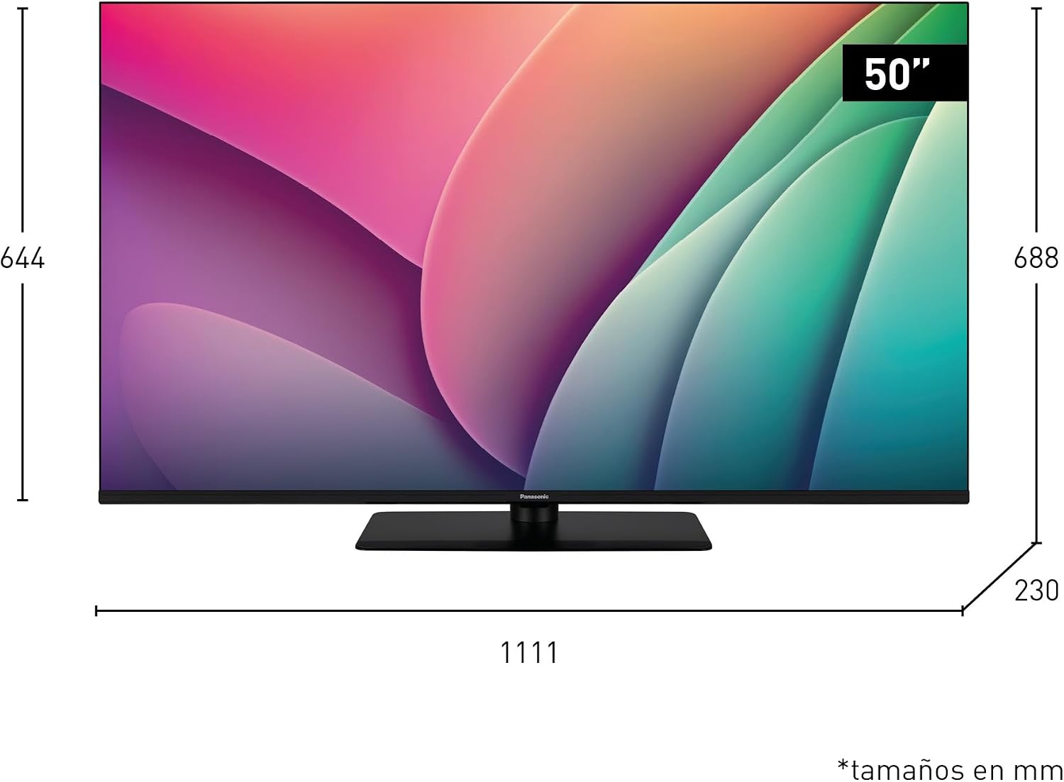 Panasonic Premium TV-50W80AEZC, Serie W80 50 Pulgadas 4K Ultra HD QLED Smart TV, Fire TV, Dolby Vision y Atmos, Modo De Juego Extremo, Control por Voz de Alexa, Airplay, Negro 3