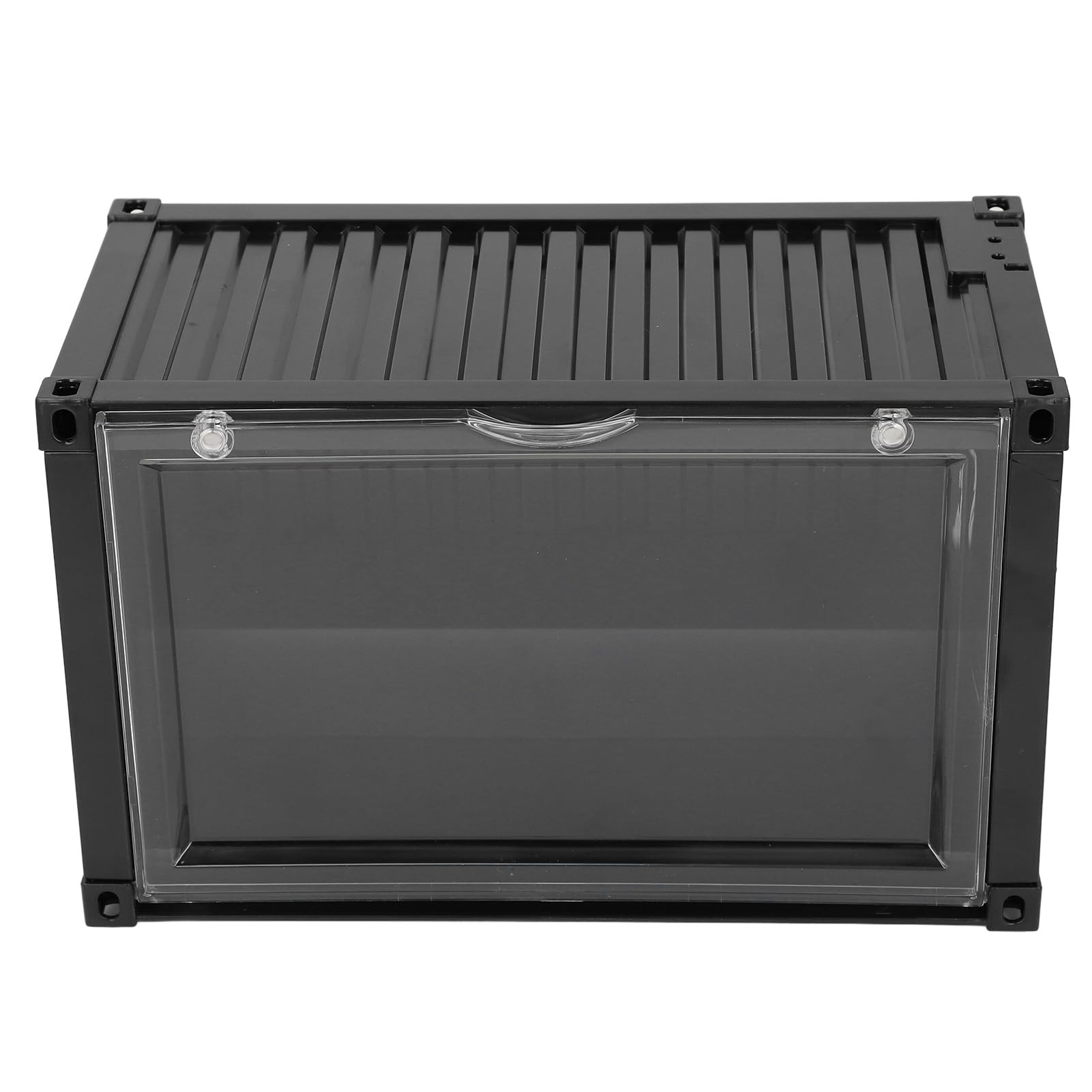 Vitrine lumineuse LED pour figurines miniatures - Anti-poussière - Noir