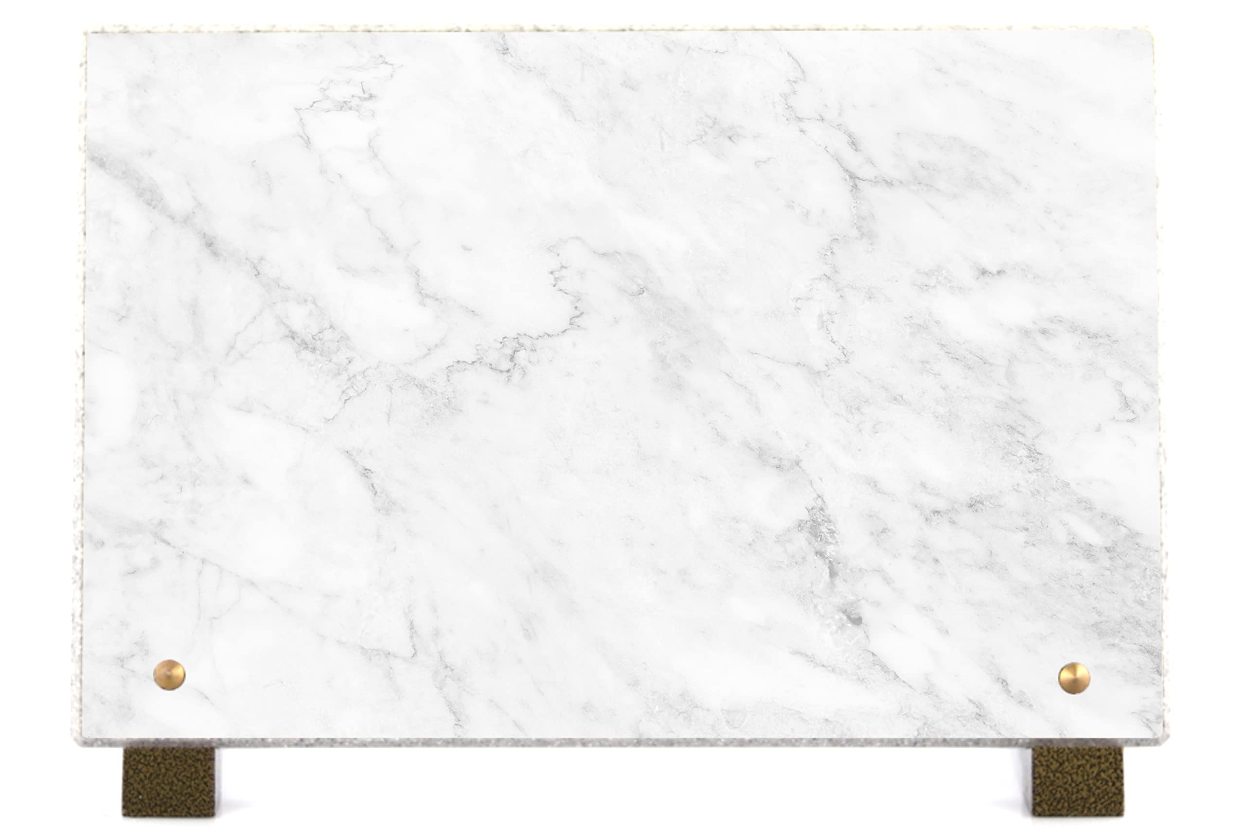 PHENIX Plaque Funéraire Marbre Blanc Personnalisable 30x20 cm Résistante aux Intempéries