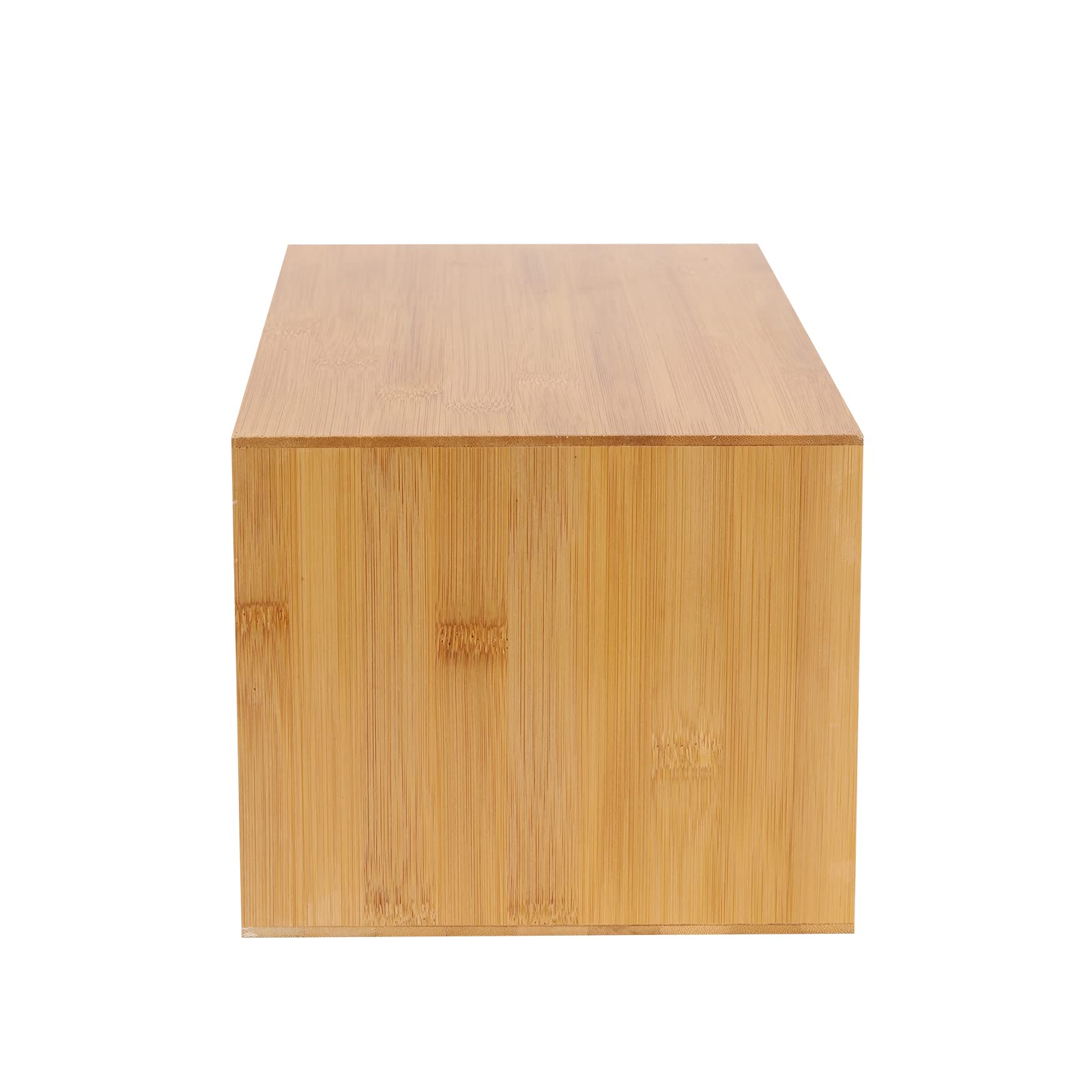 Organizador de escritorio de bambú con 4 cajones, mini caja de almacenamiento, caja de escritorio, organizador de escritorio para organización de oficina