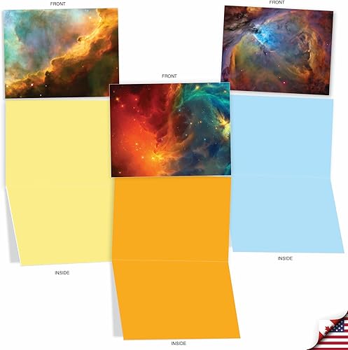 Miniatura 19 de The Best Card Company 20 Assorted Blank Notes Bulk Box Set 4 x 5.12 Inch with Envelopes (10 Designs, 2 Each) Bold Bouquets AM10345OCB-B2x10