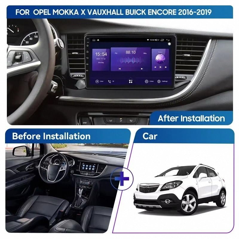 Pantalla de coche con Carplay para Renault Kadjar 2015-2019 de 2G+32G 2
