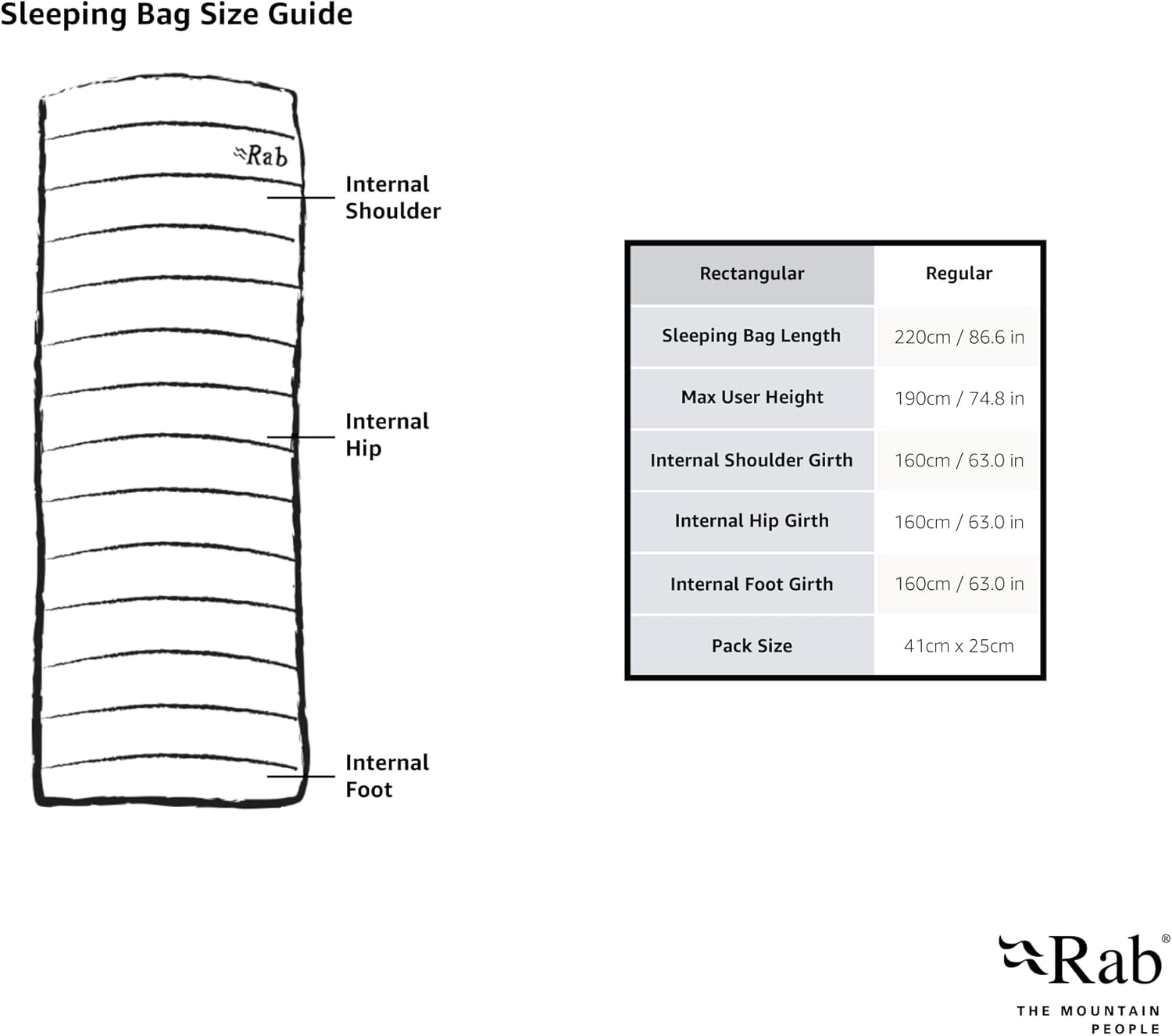 Rab Outpost Down Insulated Rectangular Sleeping Bag for Camping and Backpacking