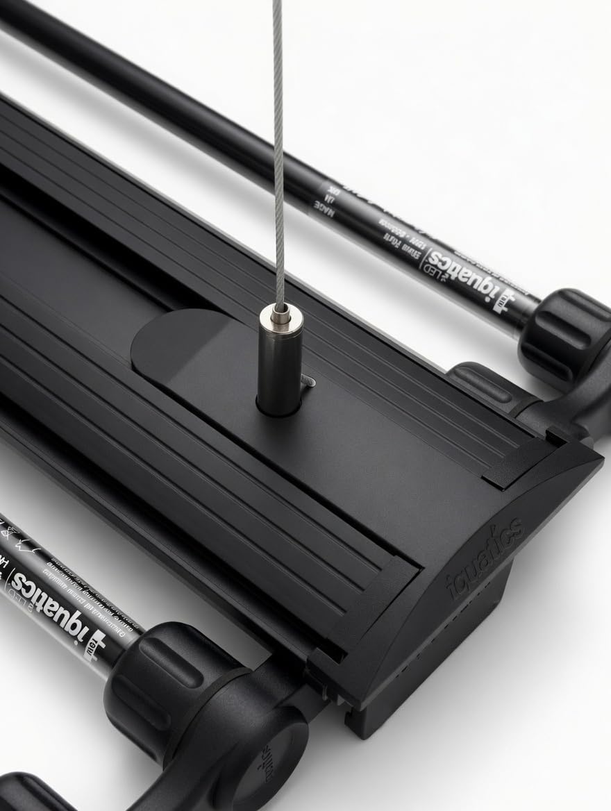 iQuatics 4 Röhren 100 cm LED-Lichteinheit – Juwel High Lite kompatibel, Rio 180, Delta 300 Panorama 200 Aquarium Licht – inklusive Röhren