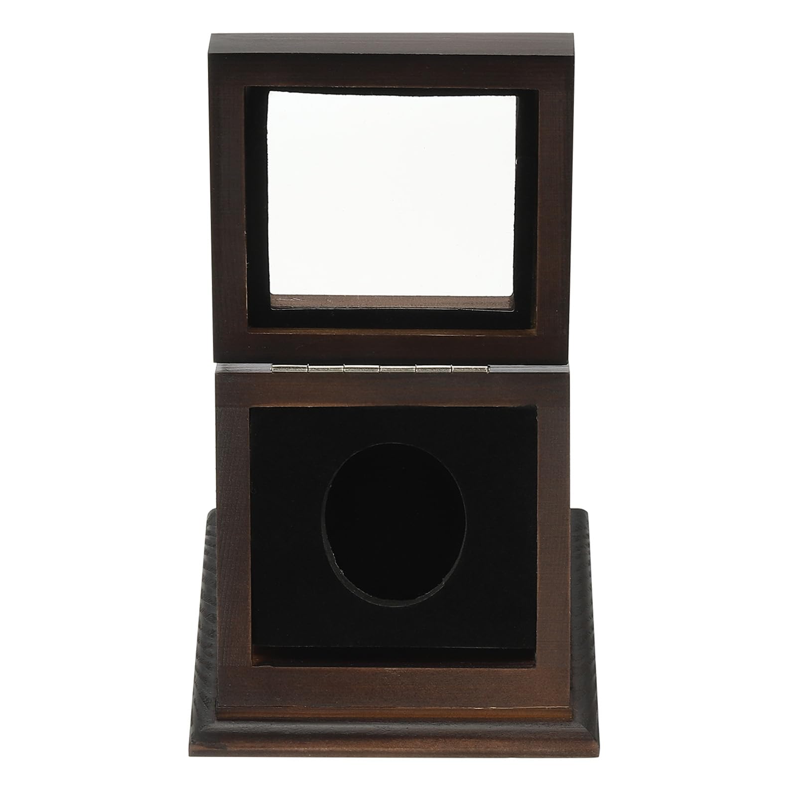 Amazon.co.jp: PATIKIL コイン展示ケース 1スロット コイン展示ボックス コインボックス コインケース コインホルダー付き  38-44.5 mmコイン用 銀貨コレクター用 茶色 : ホビー