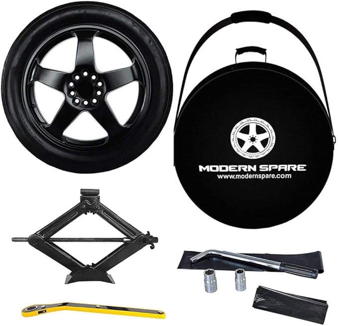 Complete Compact Spare Tire Kit w/Carrying Case Fits 2013
