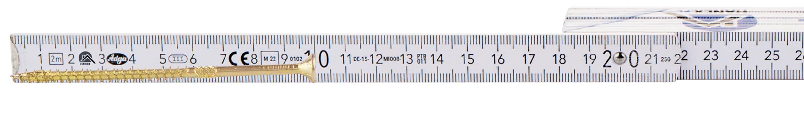 TORX Zestaw 200 śrub do płyt wiórowych ocynkowanych z gwintem częściowym Ø 5 x 100 mm
