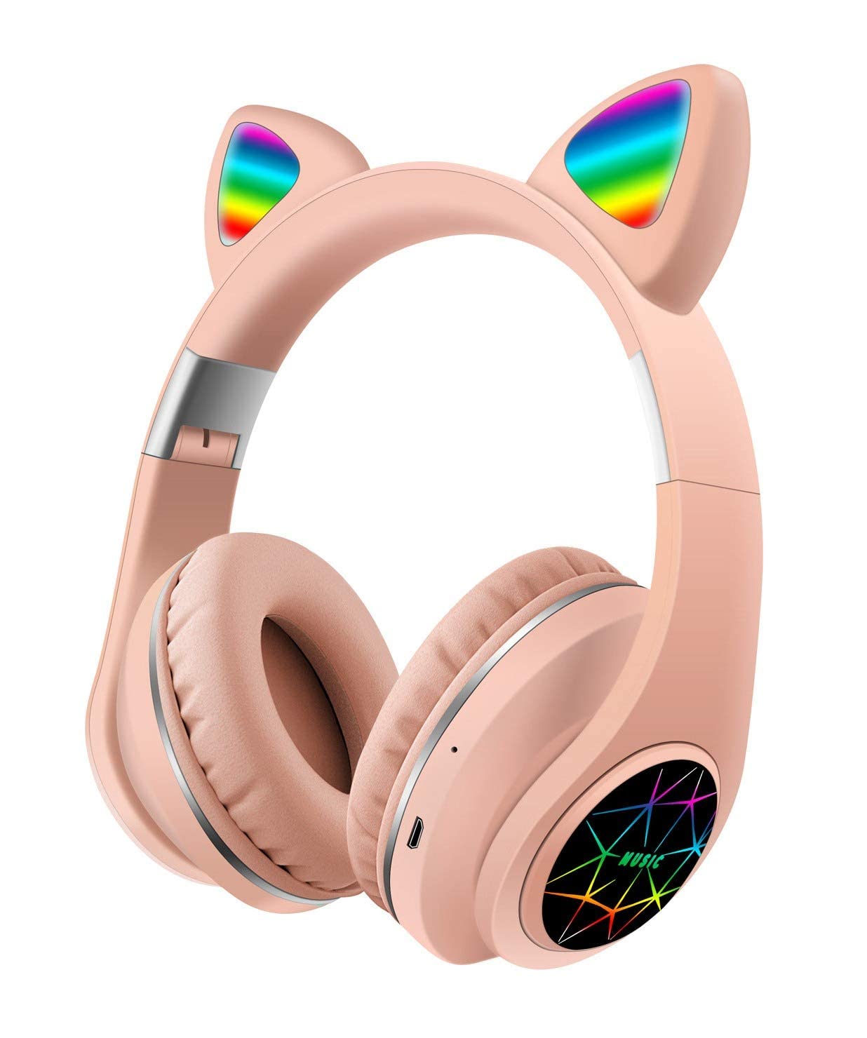 Samvardhan Wireless Bluetooth Unicorn Headphones for Kids (Cat Ear)-image-38