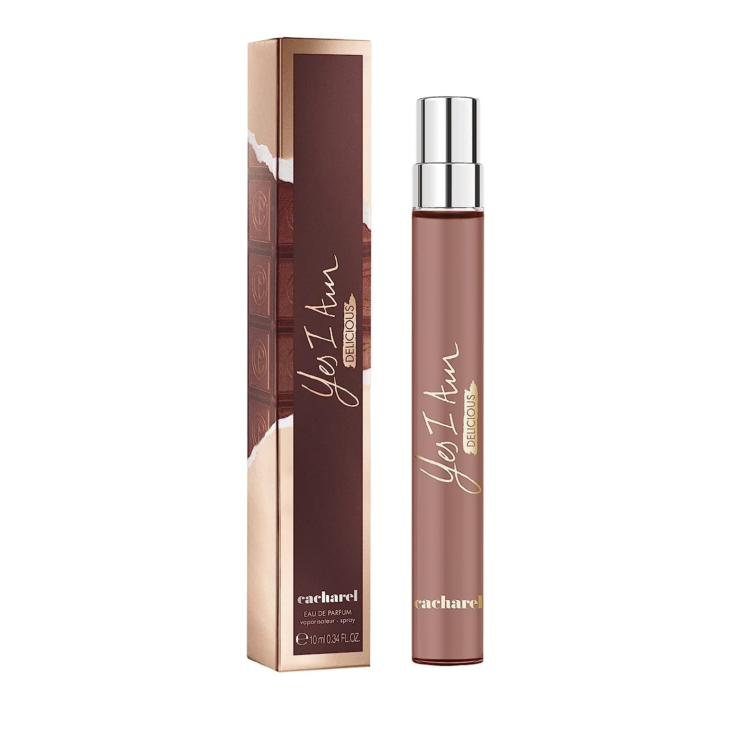 Cacharel Yes I Am Delicious Eau de Parfum Spray Perfume for Women - Green Mandarin, Jasmin Hazelnut & Chocolate Milk Accord Fragrance