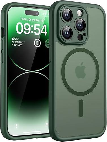 Miniatura 132 de TOCOL Funda magnética 3 en 1 para iPhone 15 Pro Max, mejorada [protección completa de la cámara] con 2 protectores de pantalla, compatible con Gris