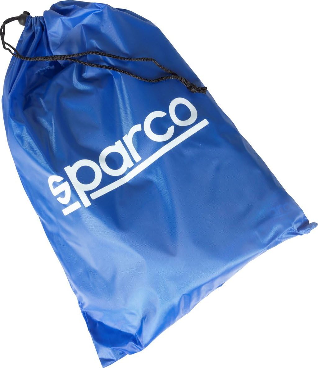 Sparco Set Di 2 Calze Da Neve In Tessuto Nero - Taglia M - Facili Da Montare, Silenziose, Massima Aderenza Su Strada