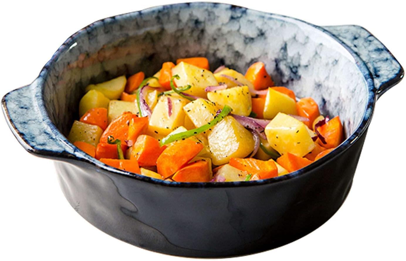 Suppenschüssel aus Keramik Porzellan-Keramik-Suppennudelschüssel, französische Zwiebelsuppe(9.5inch)